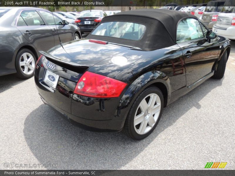 Brilliant Black / Ebony Black 2005 Audi TT 1.8T Roadster