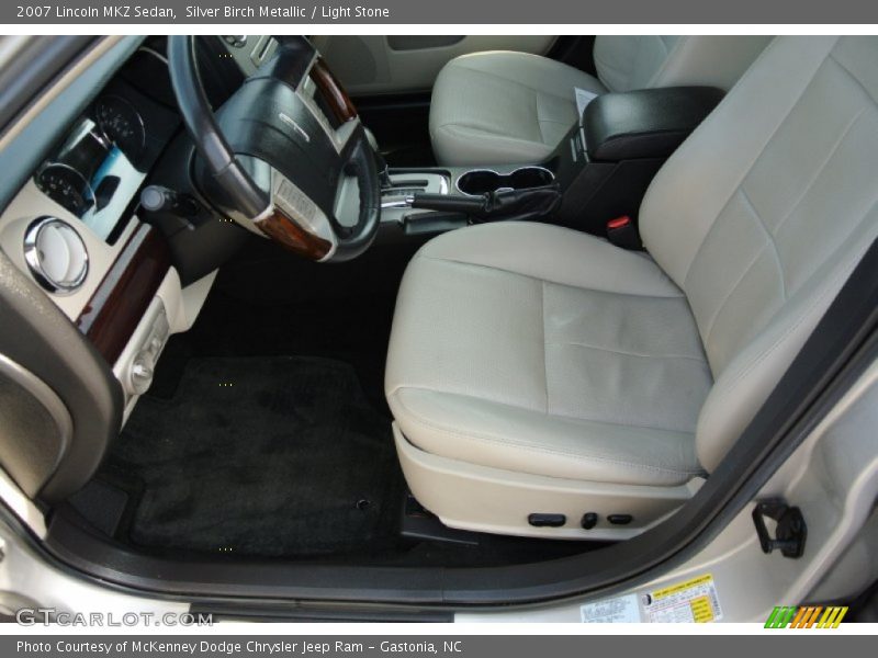 Silver Birch Metallic / Light Stone 2007 Lincoln MKZ Sedan