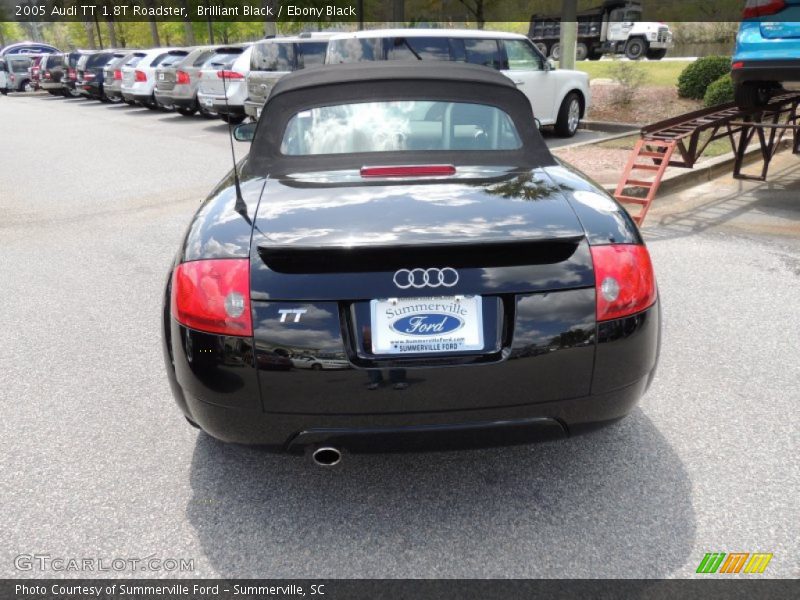 Brilliant Black / Ebony Black 2005 Audi TT 1.8T Roadster