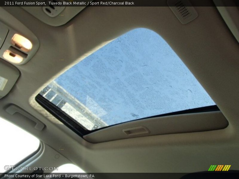 Tuxedo Black Metallic / Sport Red/Charcoal Black 2011 Ford Fusion Sport