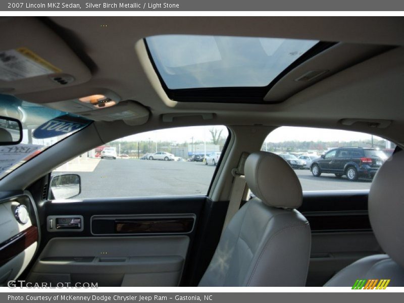 Silver Birch Metallic / Light Stone 2007 Lincoln MKZ Sedan