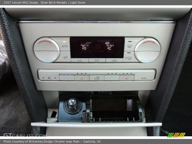 Silver Birch Metallic / Light Stone 2007 Lincoln MKZ Sedan