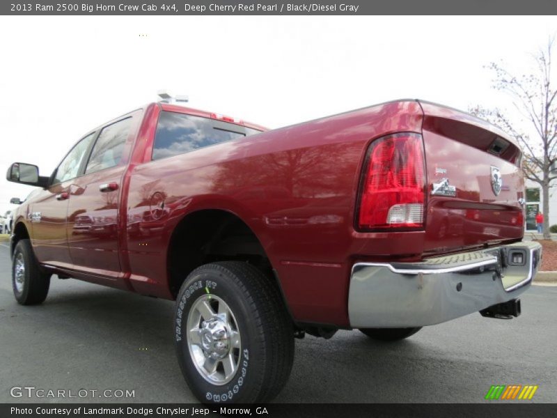 Deep Cherry Red Pearl / Black/Diesel Gray 2013 Ram 2500 Big Horn Crew Cab 4x4