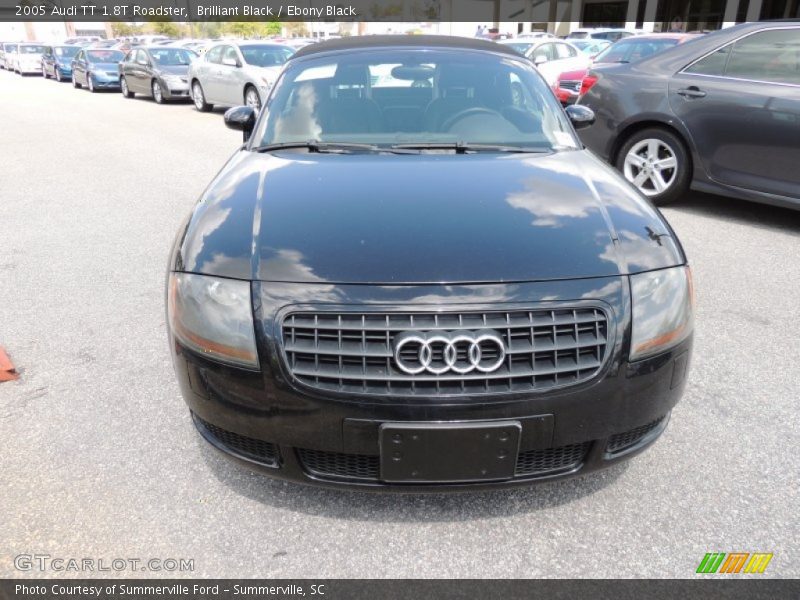 Brilliant Black / Ebony Black 2005 Audi TT 1.8T Roadster