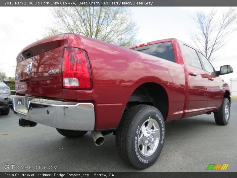 Deep Cherry Red Pearl / Black/Diesel Gray 2013 Ram 2500 Big Horn Crew Cab 4x4