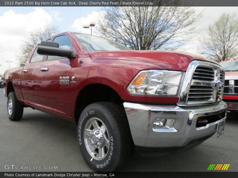 Deep Cherry Red Pearl / Black/Diesel Gray 2013 Ram 2500 Big Horn Crew Cab 4x4