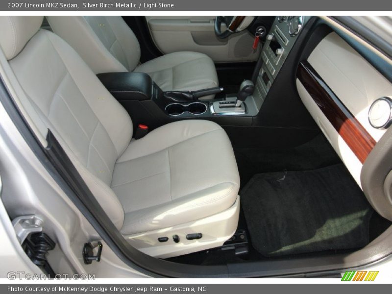 Silver Birch Metallic / Light Stone 2007 Lincoln MKZ Sedan