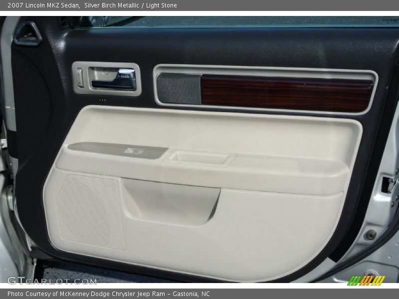 Silver Birch Metallic / Light Stone 2007 Lincoln MKZ Sedan