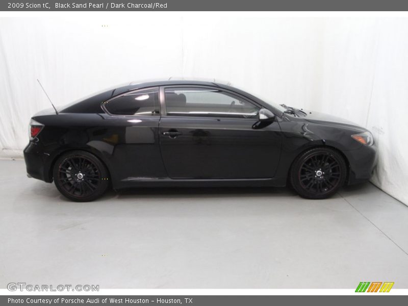 Black Sand Pearl / Dark Charcoal/Red 2009 Scion tC