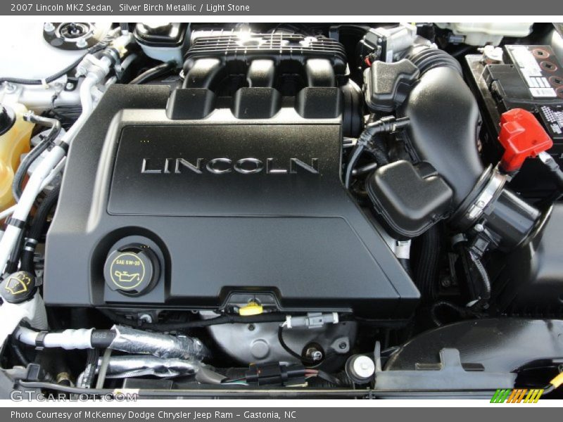 Silver Birch Metallic / Light Stone 2007 Lincoln MKZ Sedan