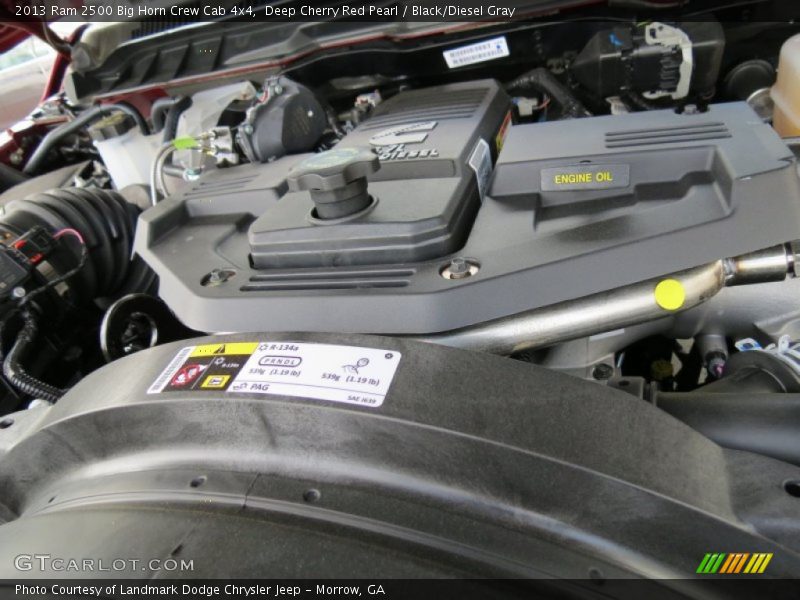  2013 2500 Big Horn Crew Cab 4x4 Engine - 6.7 Liter OHV 24-Valve Cummins VGT Turbo-Diesel Inline 6 Cylinder