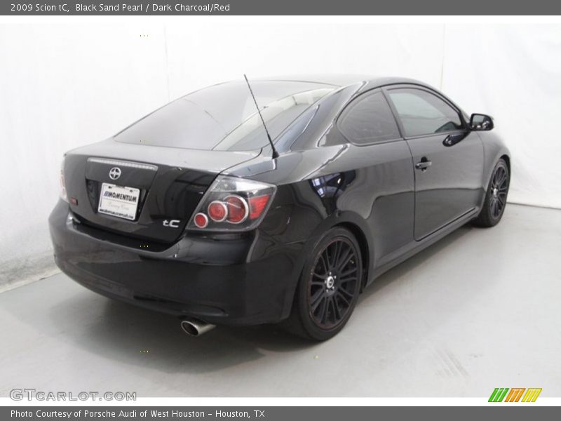 Black Sand Pearl / Dark Charcoal/Red 2009 Scion tC