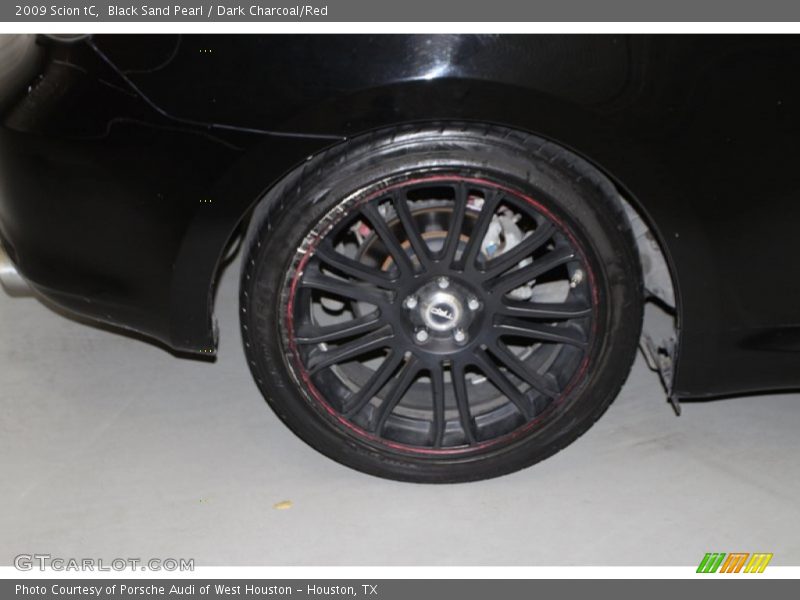 Black Sand Pearl / Dark Charcoal/Red 2009 Scion tC