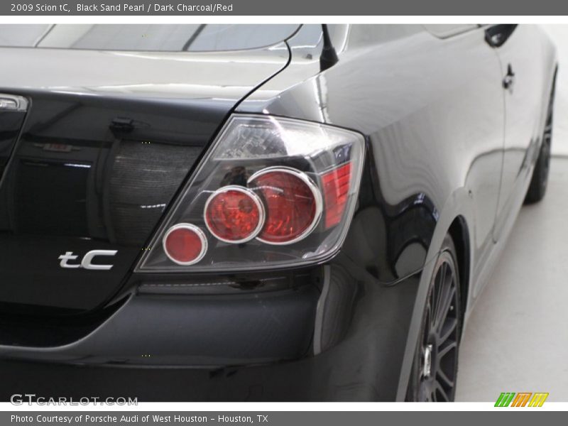 Black Sand Pearl / Dark Charcoal/Red 2009 Scion tC