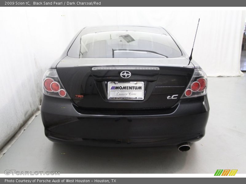 Black Sand Pearl / Dark Charcoal/Red 2009 Scion tC