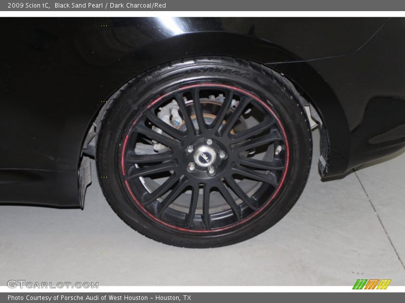 Black Sand Pearl / Dark Charcoal/Red 2009 Scion tC