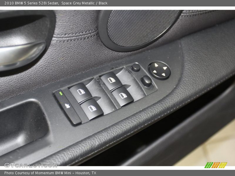 Space Grey Metallic / Black 2010 BMW 5 Series 528i Sedan
