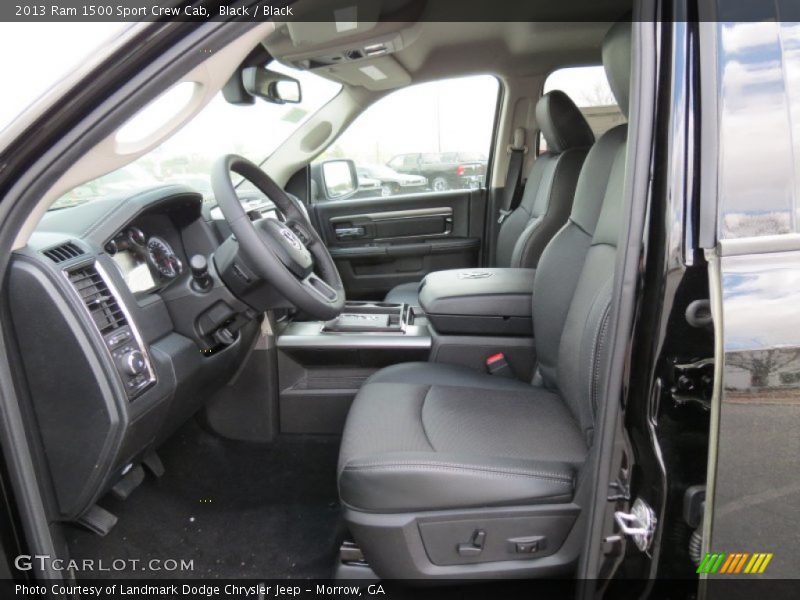  2013 1500 Sport Crew Cab Black Interior