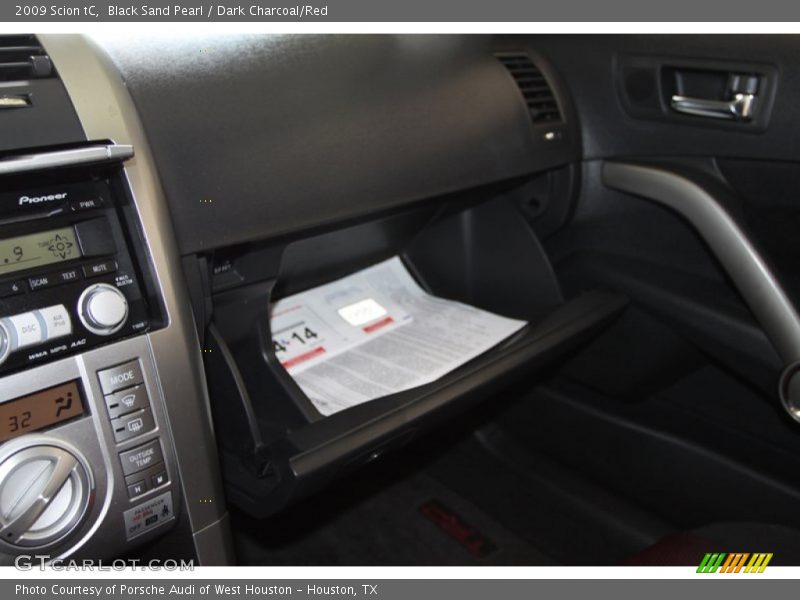 Black Sand Pearl / Dark Charcoal/Red 2009 Scion tC