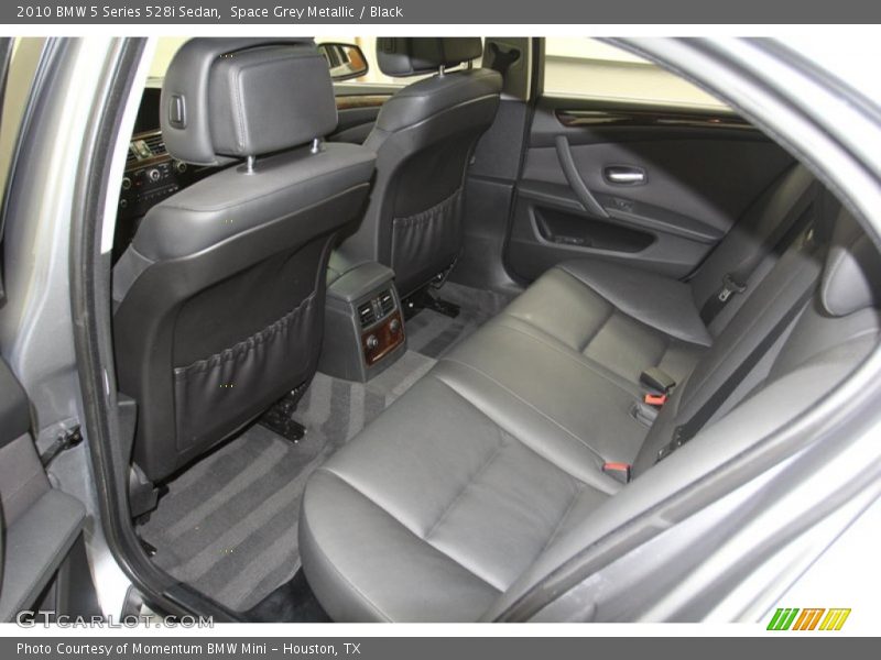 Space Grey Metallic / Black 2010 BMW 5 Series 528i Sedan