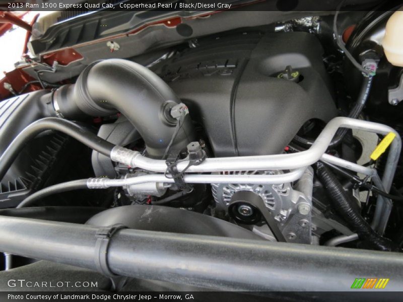 Copperhead Pearl / Black/Diesel Gray 2013 Ram 1500 Express Quad Cab