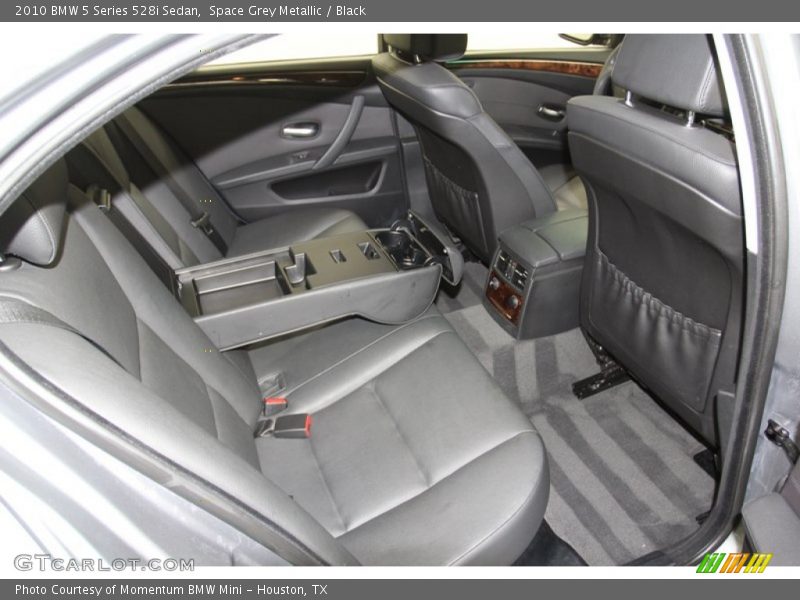 Space Grey Metallic / Black 2010 BMW 5 Series 528i Sedan