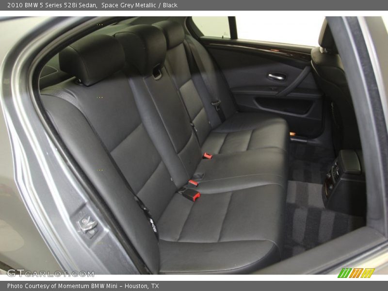 Space Grey Metallic / Black 2010 BMW 5 Series 528i Sedan