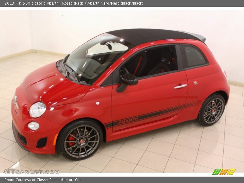  2013 500 c cabrio Abarth Rosso (Red)