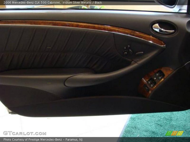 Iridium Silver Metallic / Black 2006 Mercedes-Benz CLK 500 Cabriolet