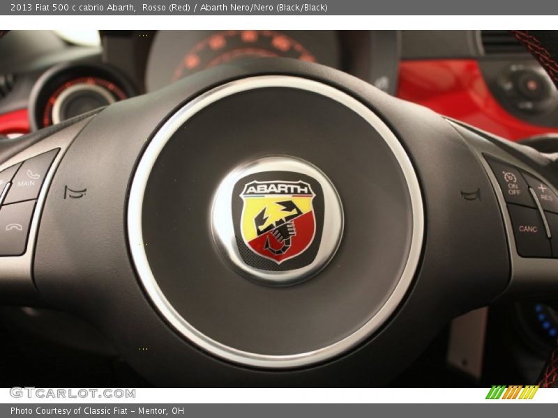 Abarth logo - 2013 Fiat 500 c cabrio Abarth