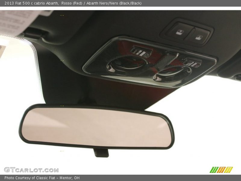 Rosso (Red) / Abarth Nero/Nero (Black/Black) 2013 Fiat 500 c cabrio Abarth