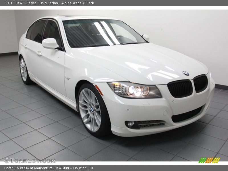 Alpine White / Black 2010 BMW 3 Series 335d Sedan