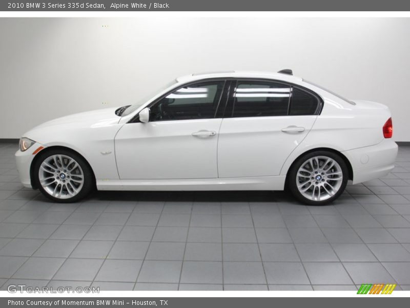 Alpine White / Black 2010 BMW 3 Series 335d Sedan