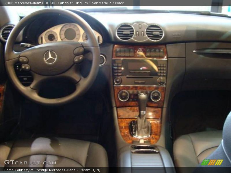 Iridium Silver Metallic / Black 2006 Mercedes-Benz CLK 500 Cabriolet