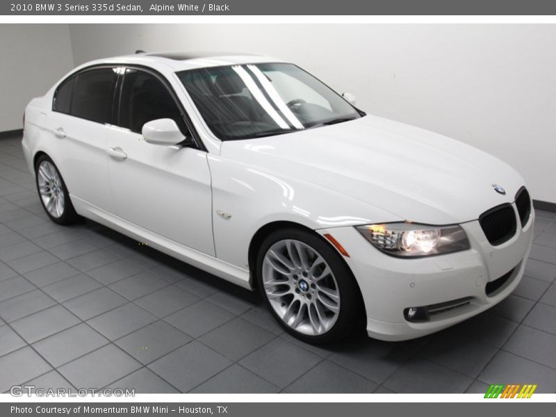 Alpine White / Black 2010 BMW 3 Series 335d Sedan