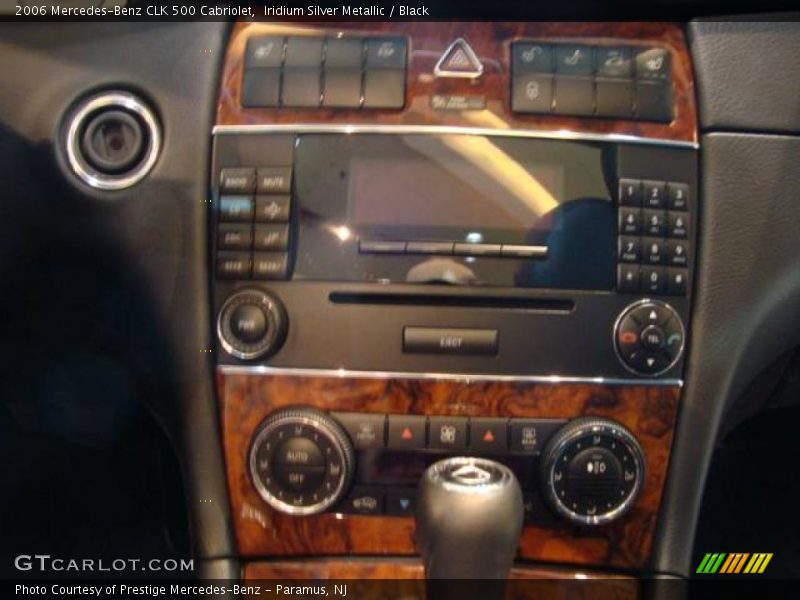 Iridium Silver Metallic / Black 2006 Mercedes-Benz CLK 500 Cabriolet