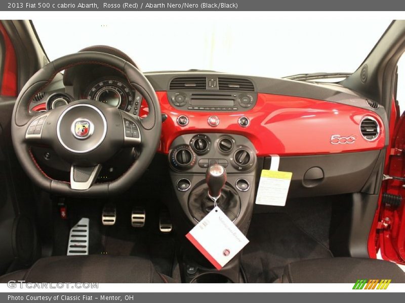 Dashboard of 2013 500 c cabrio Abarth