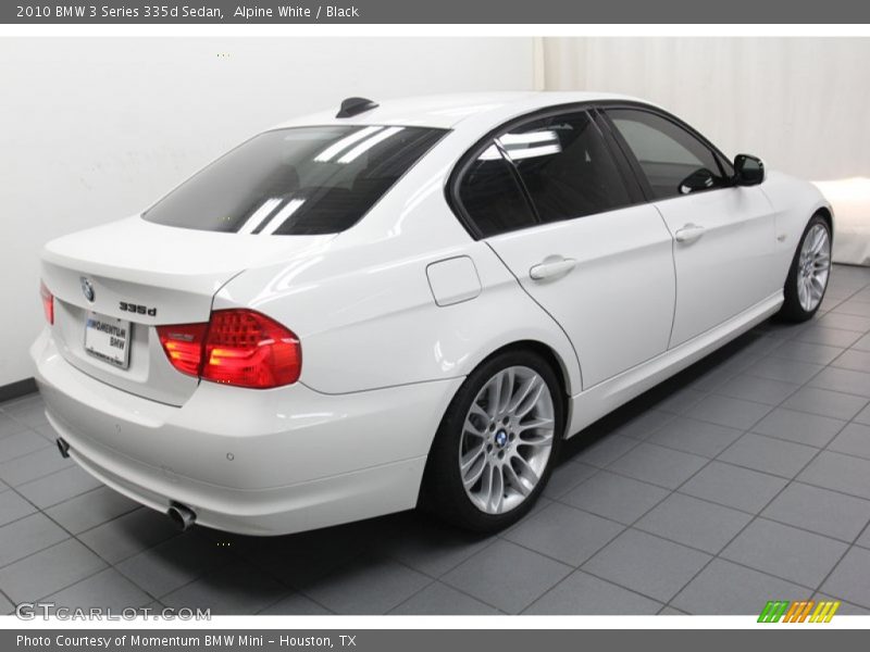 Alpine White / Black 2010 BMW 3 Series 335d Sedan