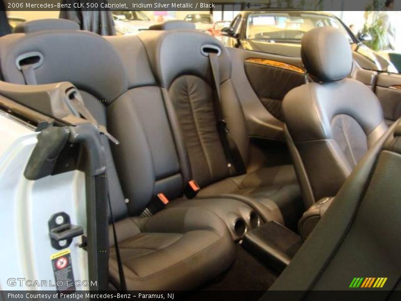 Iridium Silver Metallic / Black 2006 Mercedes-Benz CLK 500 Cabriolet