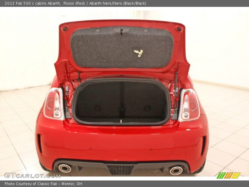  2013 500 c cabrio Abarth Trunk