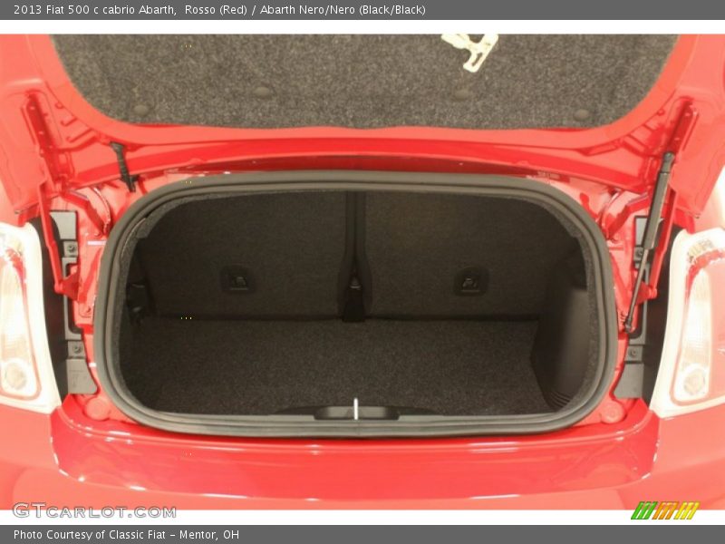  2013 500 c cabrio Abarth Trunk