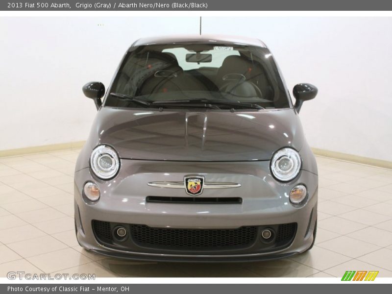 Grigio (Gray) / Abarth Nero/Nero (Black/Black) 2013 Fiat 500 Abarth