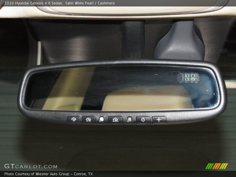 Satin White Pearl / Cashmere 2010 Hyundai Genesis 4.6 Sedan