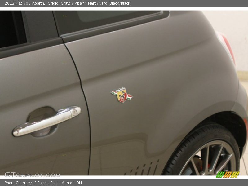 Grigio (Gray) / Abarth Nero/Nero (Black/Black) 2013 Fiat 500 Abarth