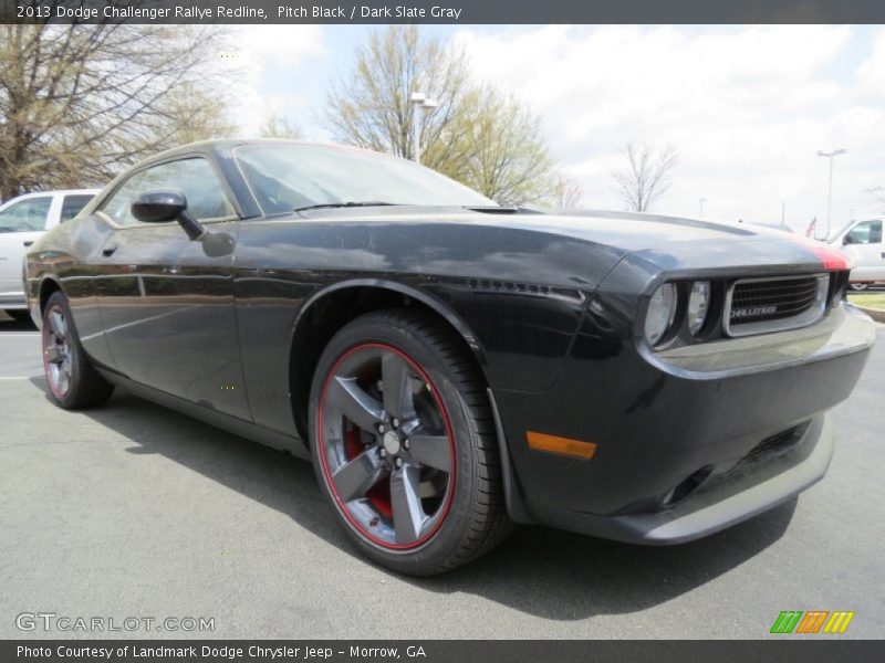 Pitch Black / Dark Slate Gray 2013 Dodge Challenger Rallye Redline