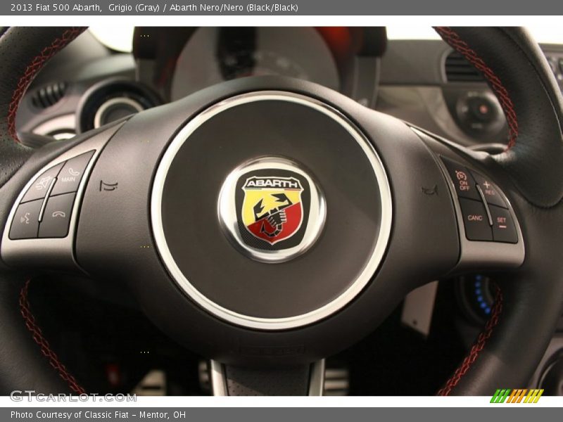 Grigio (Gray) / Abarth Nero/Nero (Black/Black) 2013 Fiat 500 Abarth