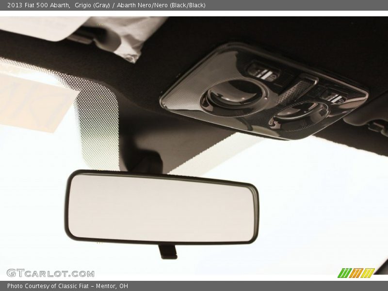 Grigio (Gray) / Abarth Nero/Nero (Black/Black) 2013 Fiat 500 Abarth