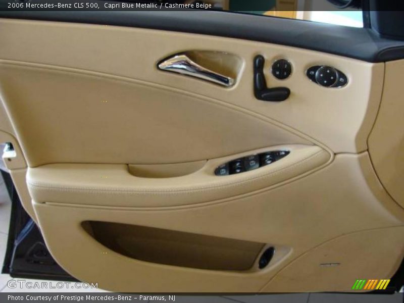 Capri Blue Metallic / Cashmere Beige 2006 Mercedes-Benz CLS 500