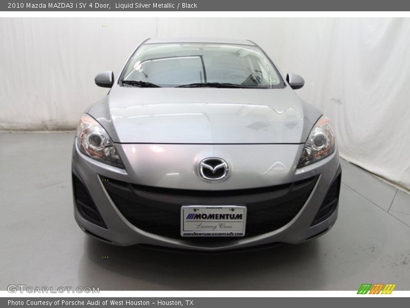 Liquid Silver Metallic / Black 2010 Mazda MAZDA3 i SV 4 Door