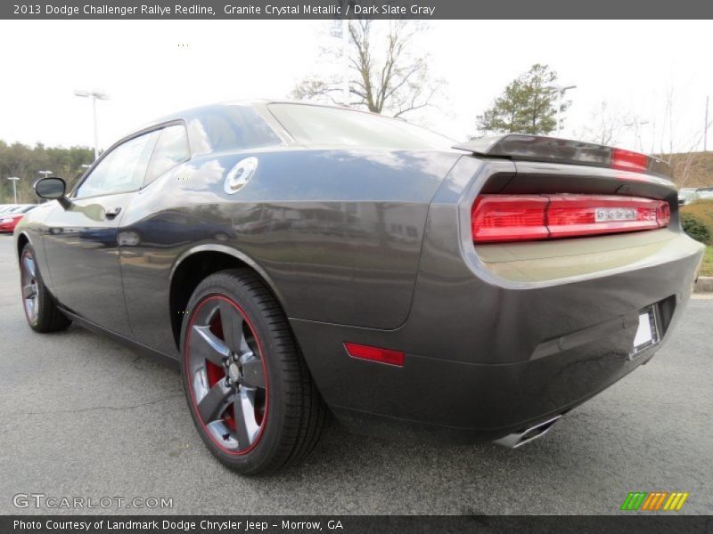 Granite Crystal Metallic / Dark Slate Gray 2013 Dodge Challenger Rallye Redline